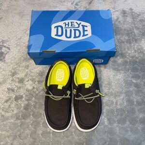 Hey Dude Smoke Grey Wally Shoes